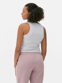 Scoop Neck Tank With Built-In Bra|Primark New