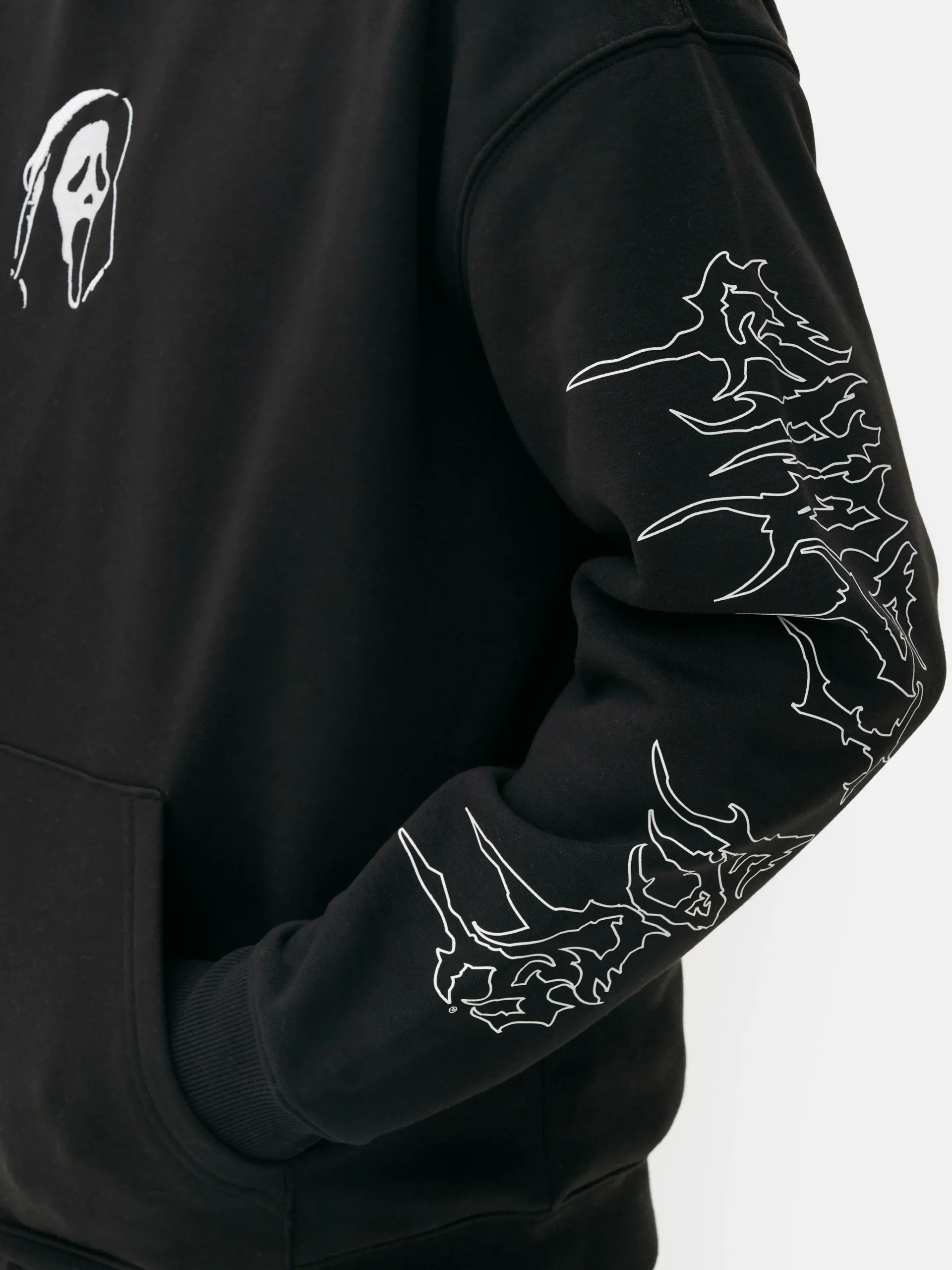 Scream Ghostface Graphic Hoodie|Primark Sale