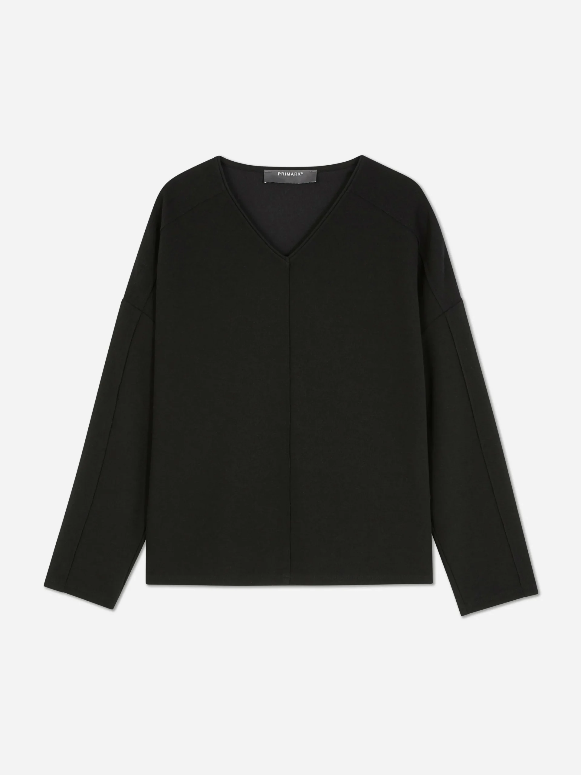 Seam Detail Long Sleeve Top|Primark