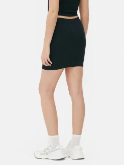 Seamfree Ribbed Mini Skirt|Primark Sale