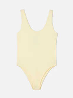 Seamless Ribbed Scoop Neck Bodysuit|Primark Sale