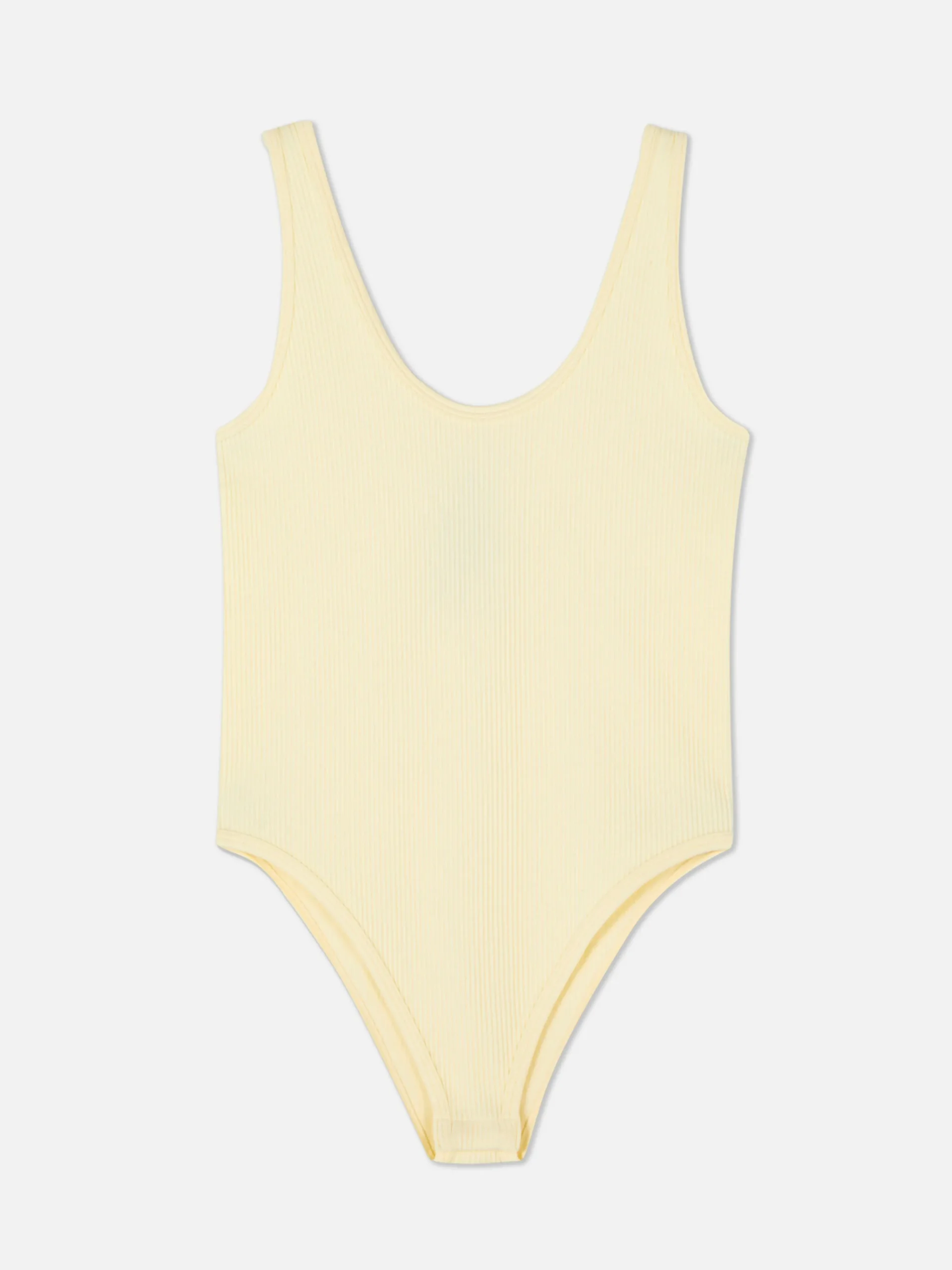 Seamless Ribbed Scoop Neck Bodysuit|Primark Sale