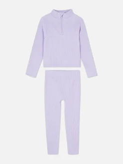 Seamless Ribbed Top And Leggings Set|Primark Sale