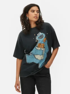 Sesame Street Cookie Monster T-Shirt|Primark New