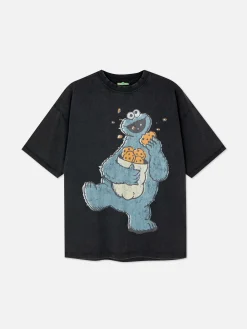 Sesame Street Cookie Monster T-Shirt|Primark New