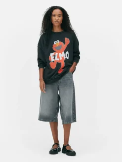 Sesame Street Oversized Graphic Sweatshirt|Primark