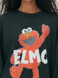 Sesame Street Oversized Graphic Sweatshirt|Primark