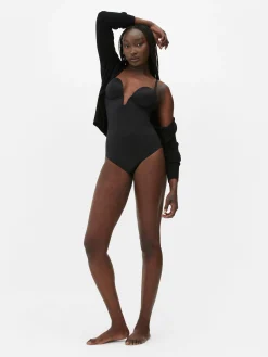 Shapewear Plunge Cupped Bodysuit|Primark Online