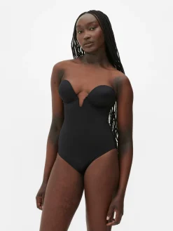 Shapewear Plunge Cupped Bodysuit|Primark Online