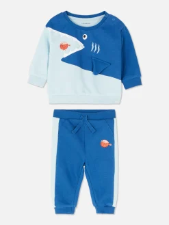 Shark Sweatshirt And Joggers Set|Primark