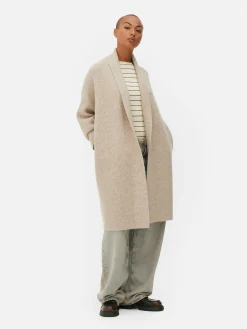 Shawl Collar Coatigan|Primark Outlet