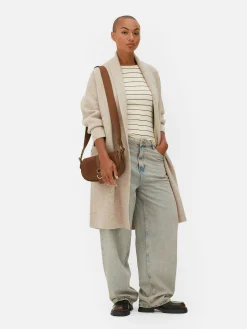 Shawl Collar Coatigan|Primark Outlet