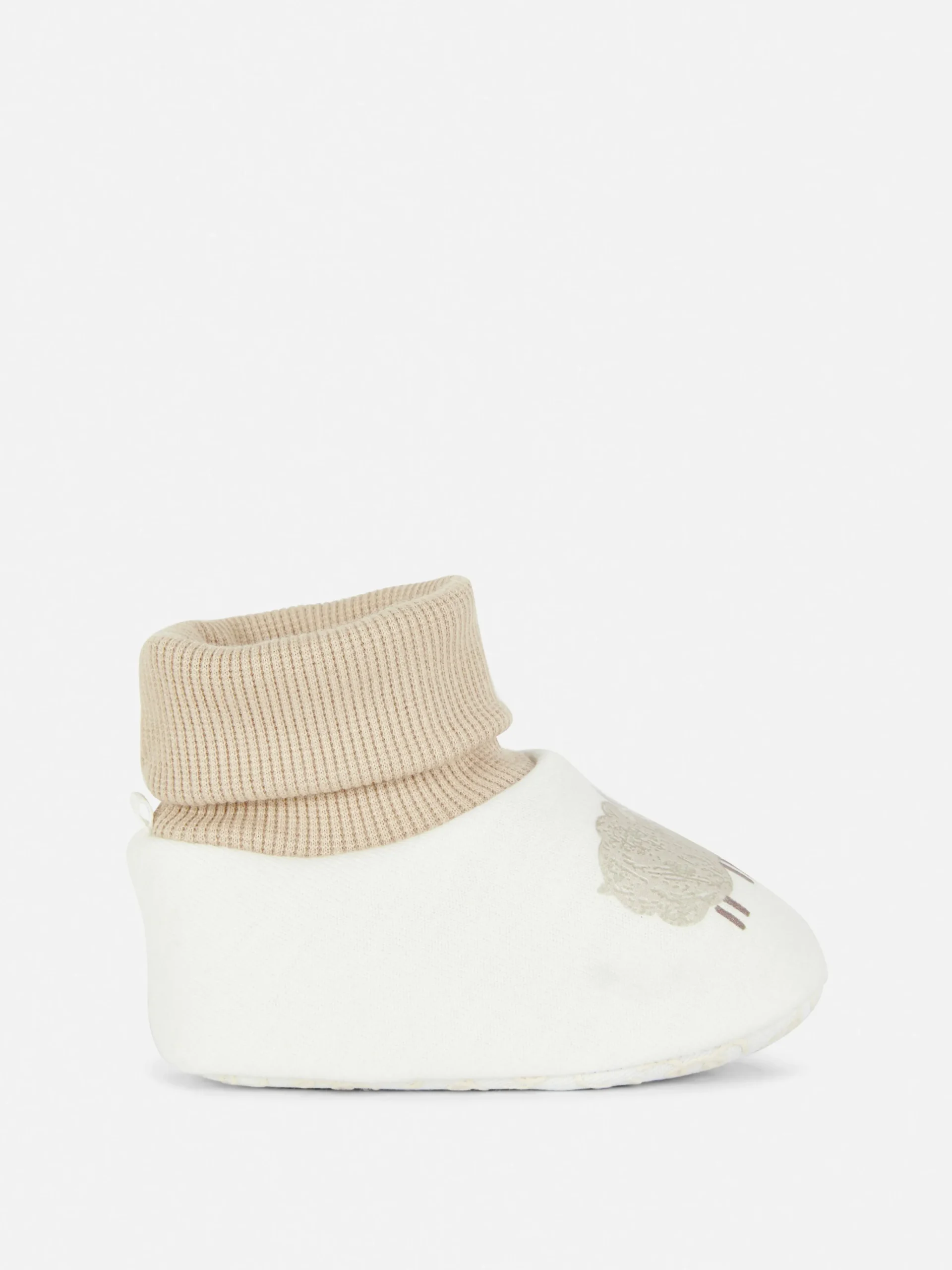 Sheep Sock Top Slippers|Primark New