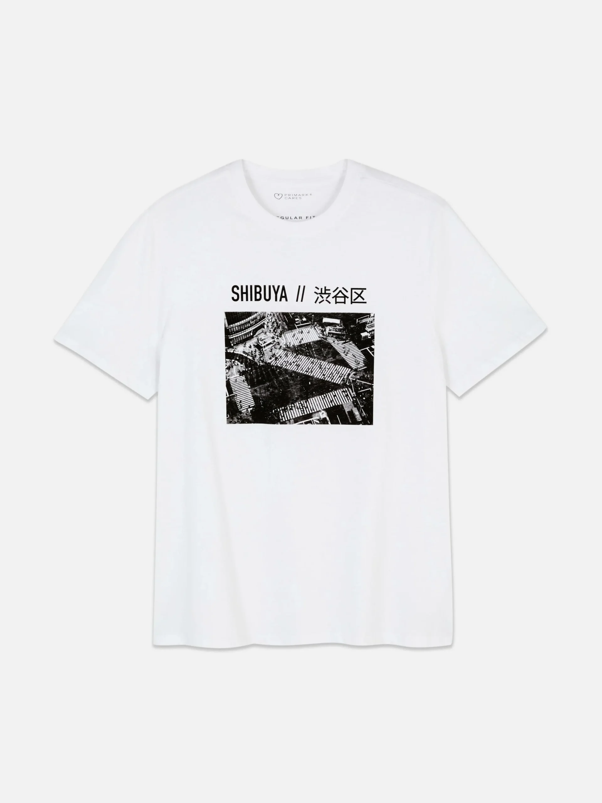Shibuya Crossing Photography T-Shirt|Primark Clearance