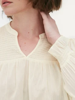 Shirred Smock Blouse|Primark Sale