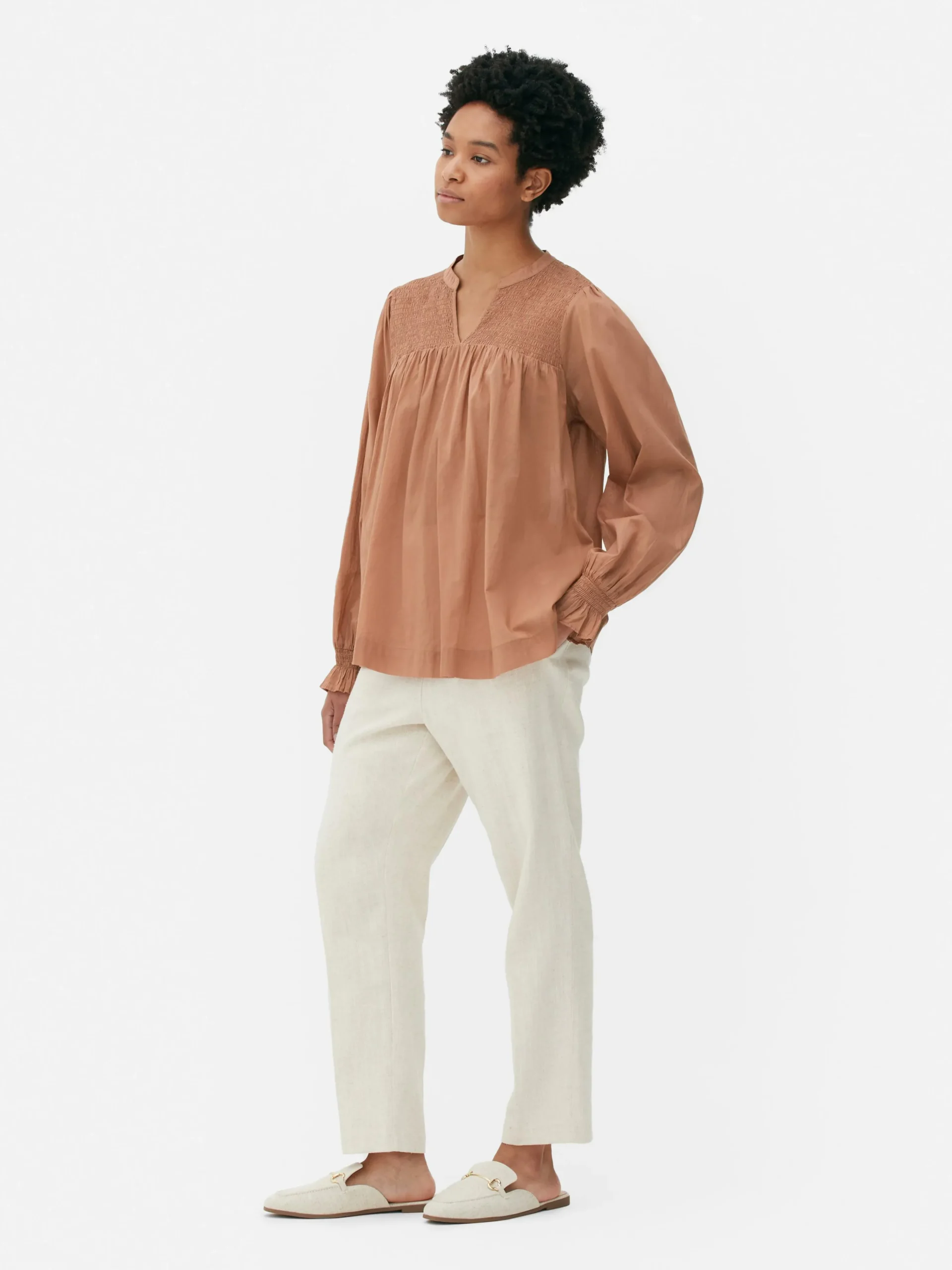Shirred Smock Blouse|Primark Best