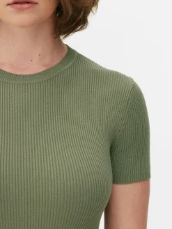 Short Sleeve Midi Sweater Dress|Primark New