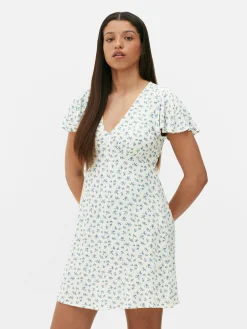 Short Sleeve Mini Dress|Primark