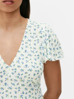 Short Sleeve Mini Dress|Primark