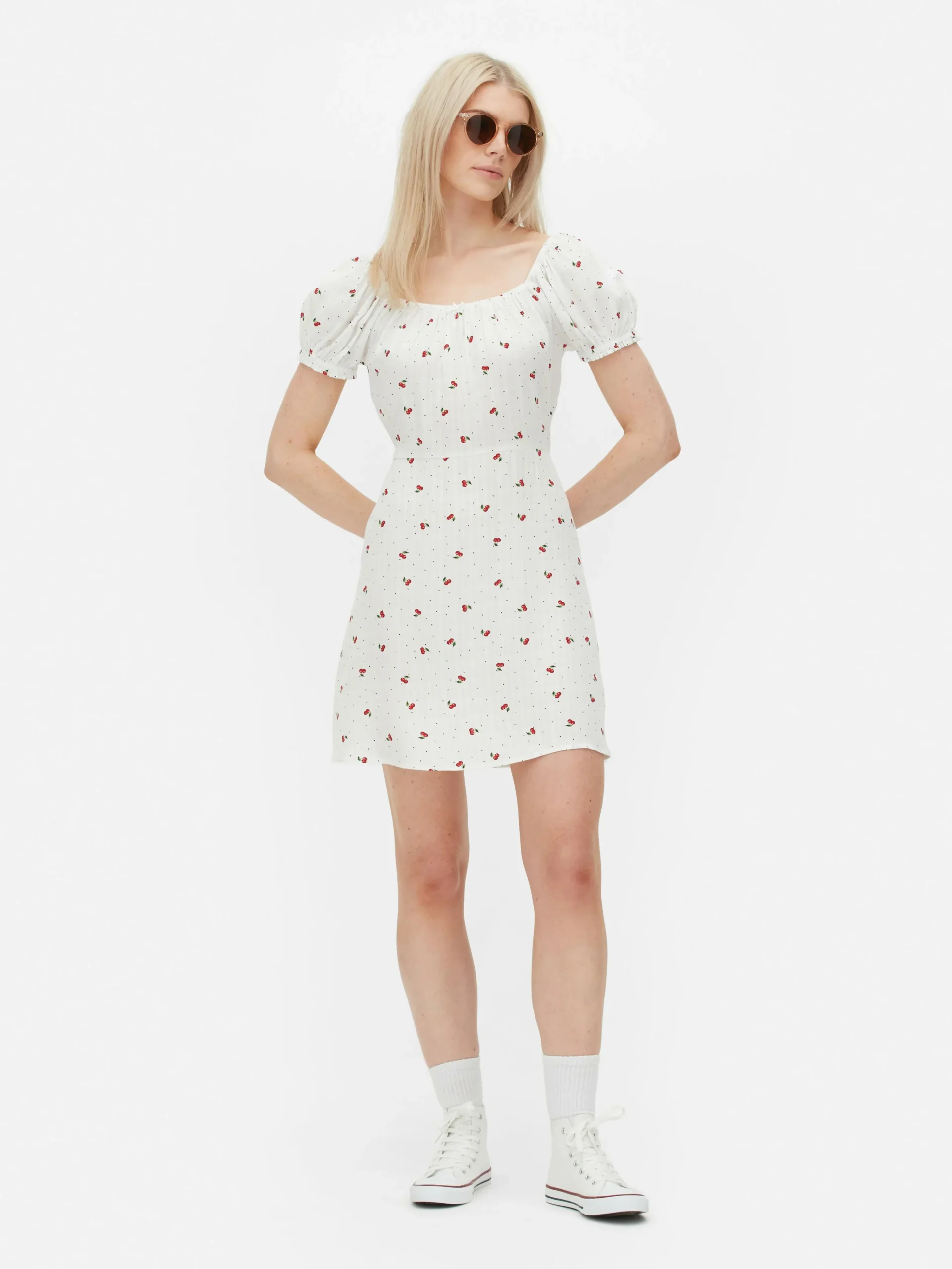 Short Sleeve Mini Dress|Primark