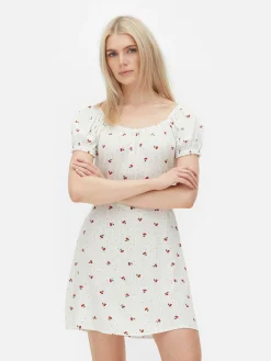 Short Sleeve Mini Dress|Primark