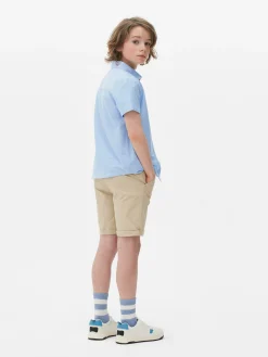 Short Sleeve Oxford Shirt|Primark Hot