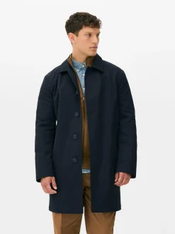 Single-Breasted Long Raincoat|Primark Discount