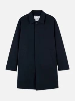 Single-Breasted Long Raincoat|Primark Discount