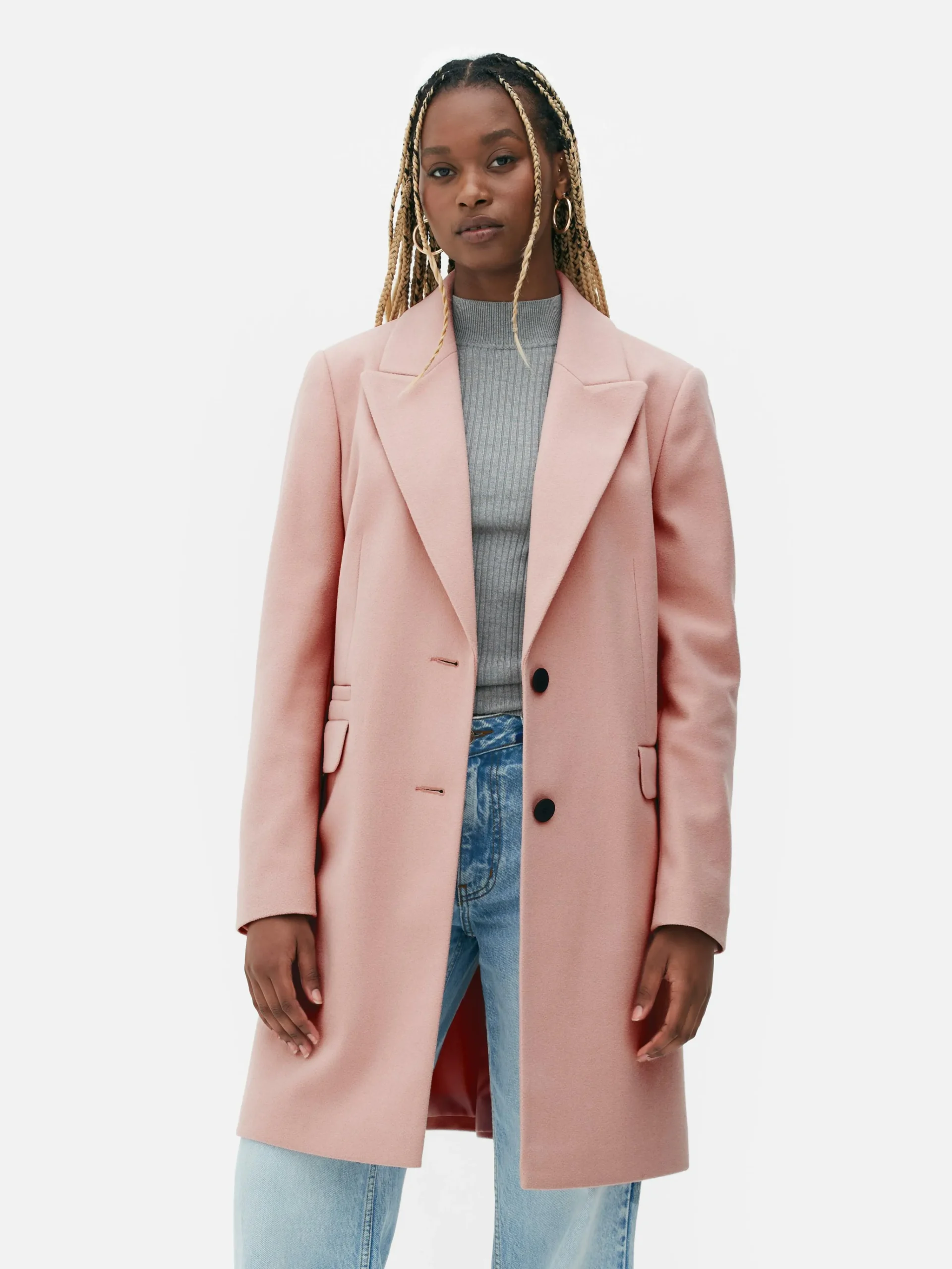 Single-Breasted Overcoat|Primark New