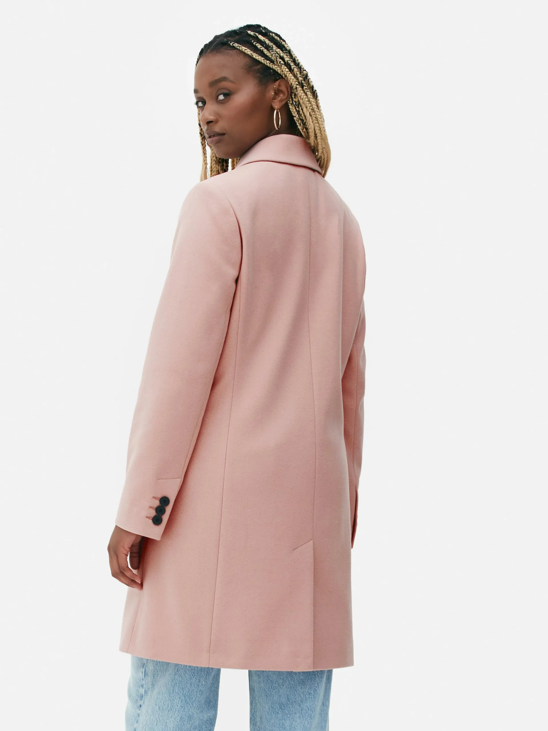 Single-Breasted Overcoat|Primark New