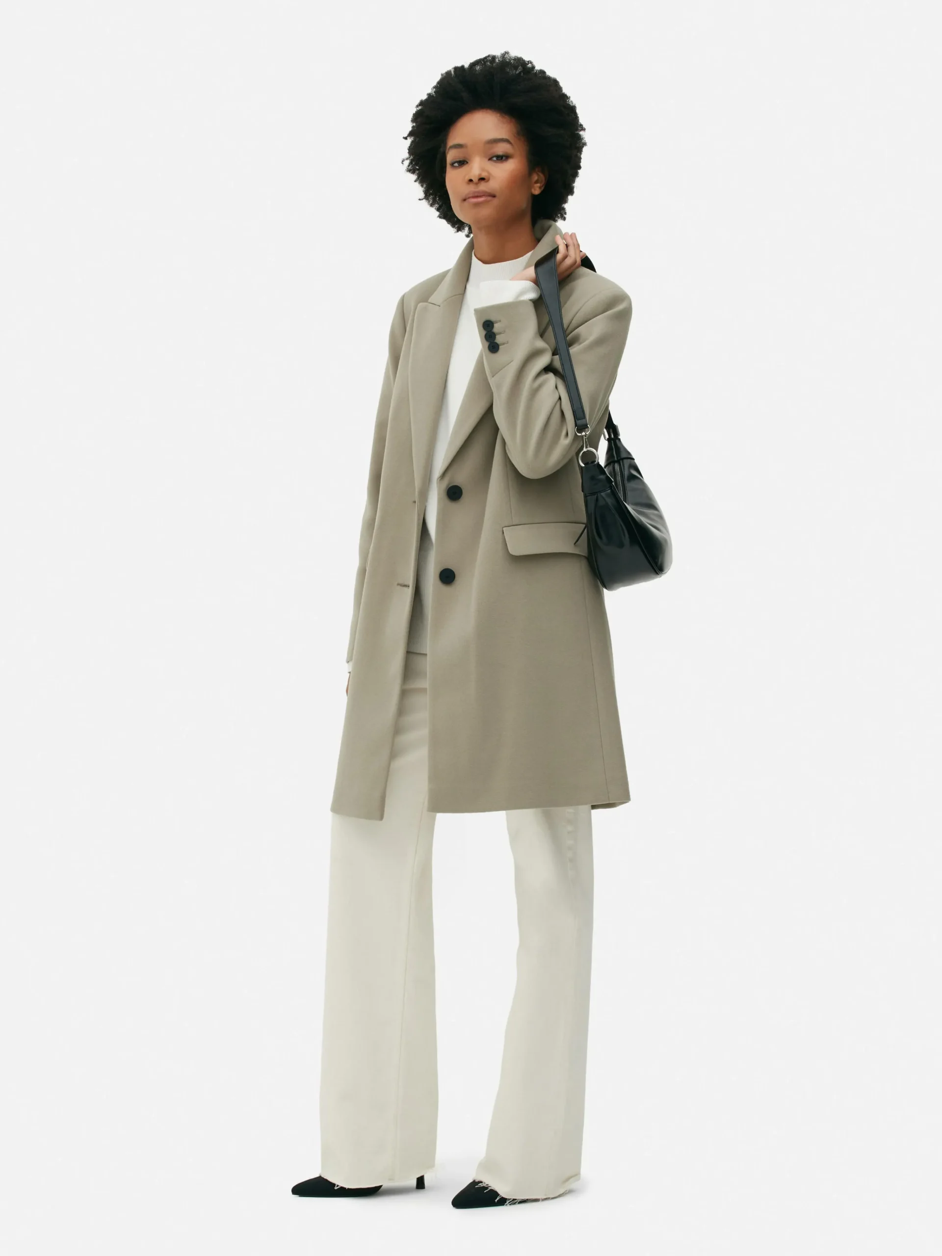 Single-Breasted Overcoat|Primark Discount
