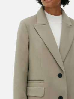 Single-Breasted Overcoat|Primark Discount