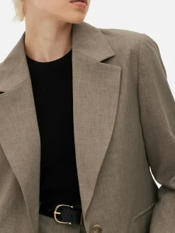 Single-Breasted Oversized Blazer|Primark Online