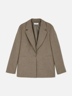 Single-Breasted Oversized Blazer|Primark Online