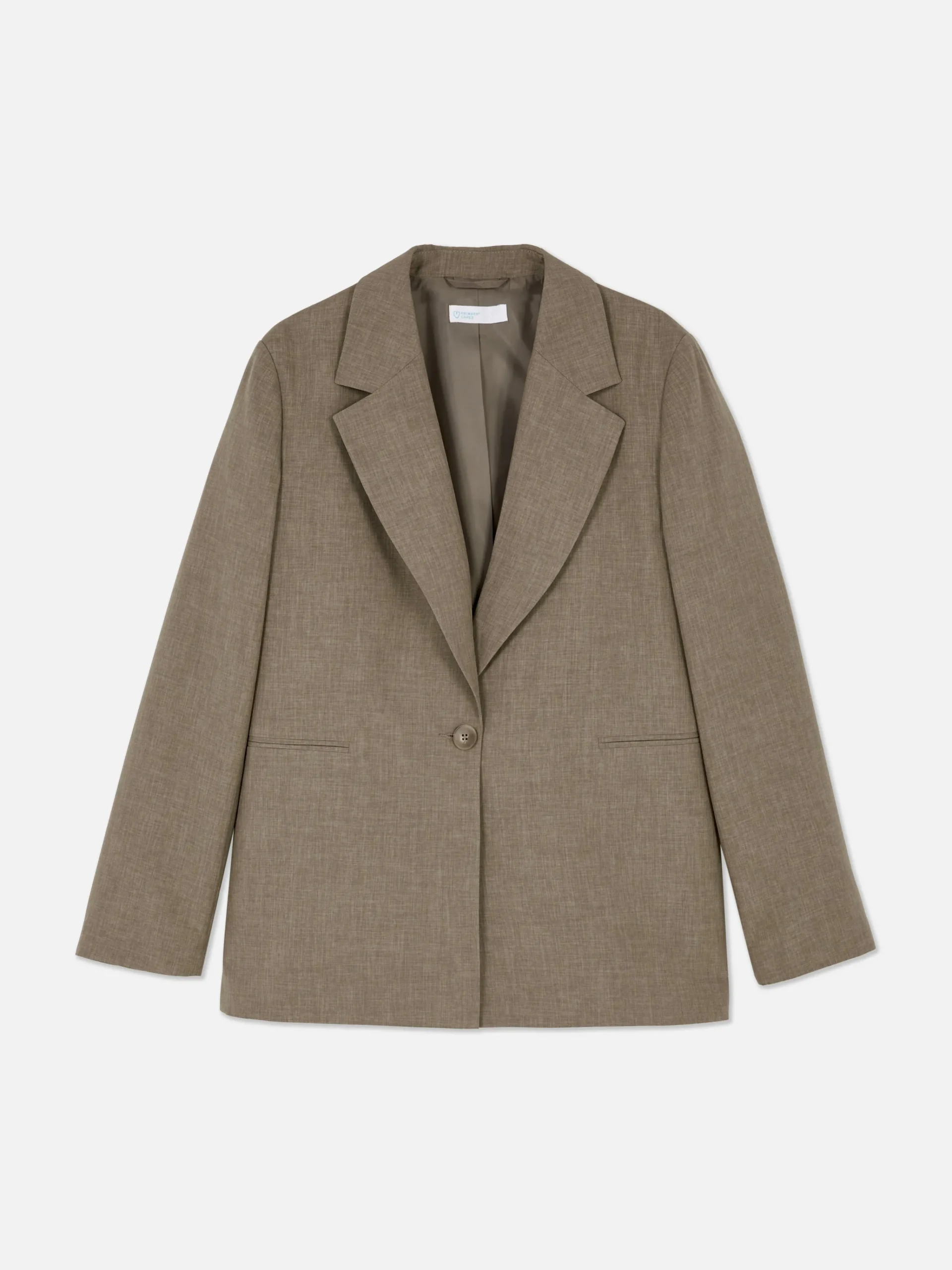 Single-Breasted Oversized Blazer|Primark Online