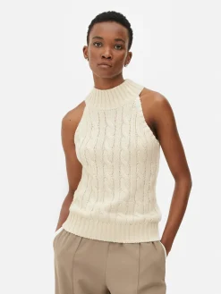 Sleeveless Cable Knit Tank|Primark Discount