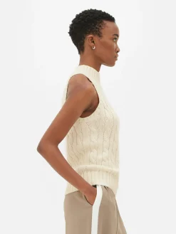 Sleeveless Cable Knit Tank|Primark Discount