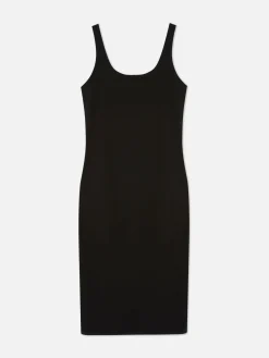 Sleeveless Jersey Midi Dress|Primark New