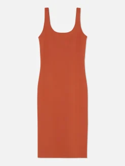 Sleeveless Jersey Midi Dress|Primark Hot