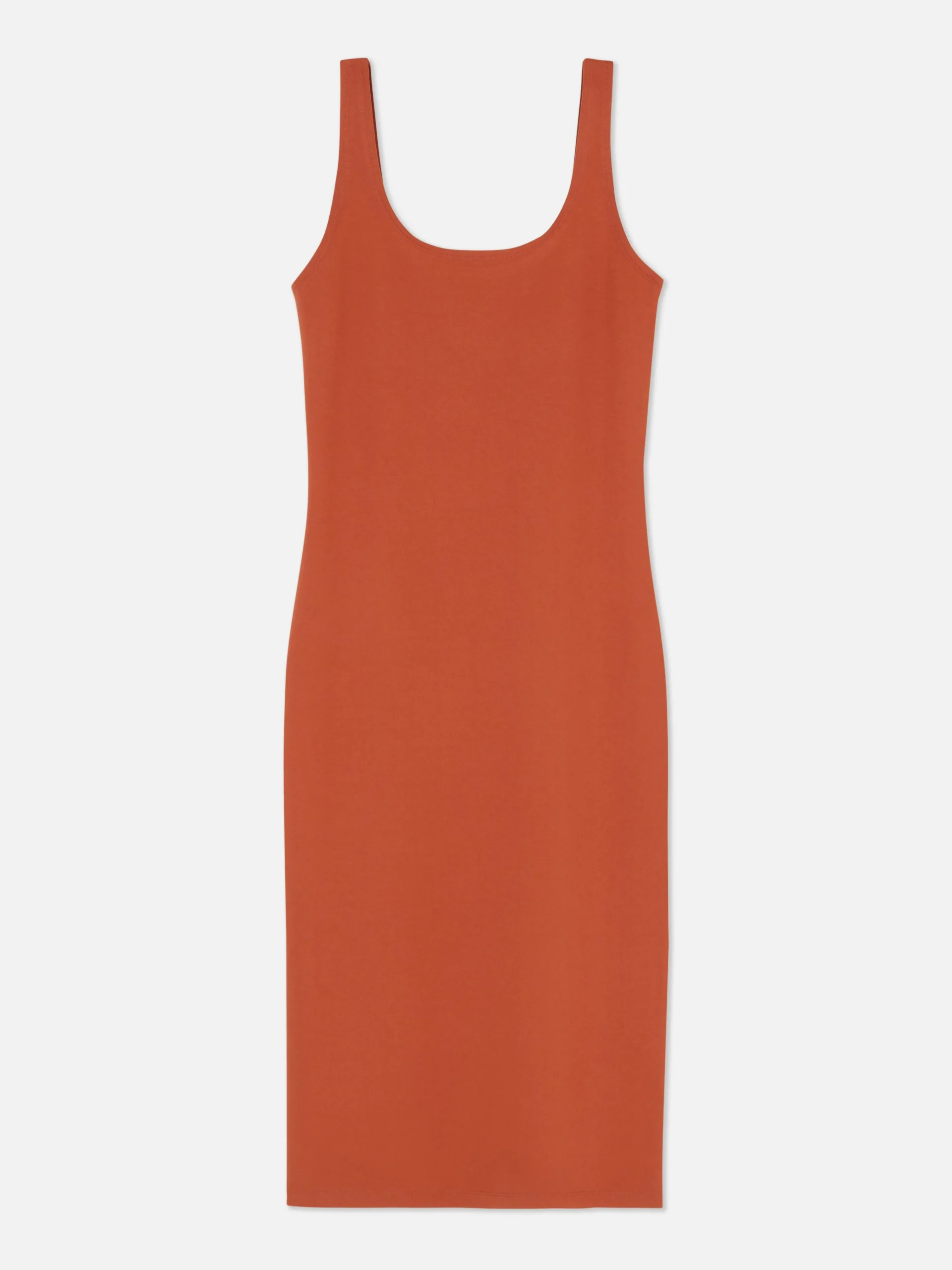 Sleeveless Jersey Midi Dress|Primark Hot