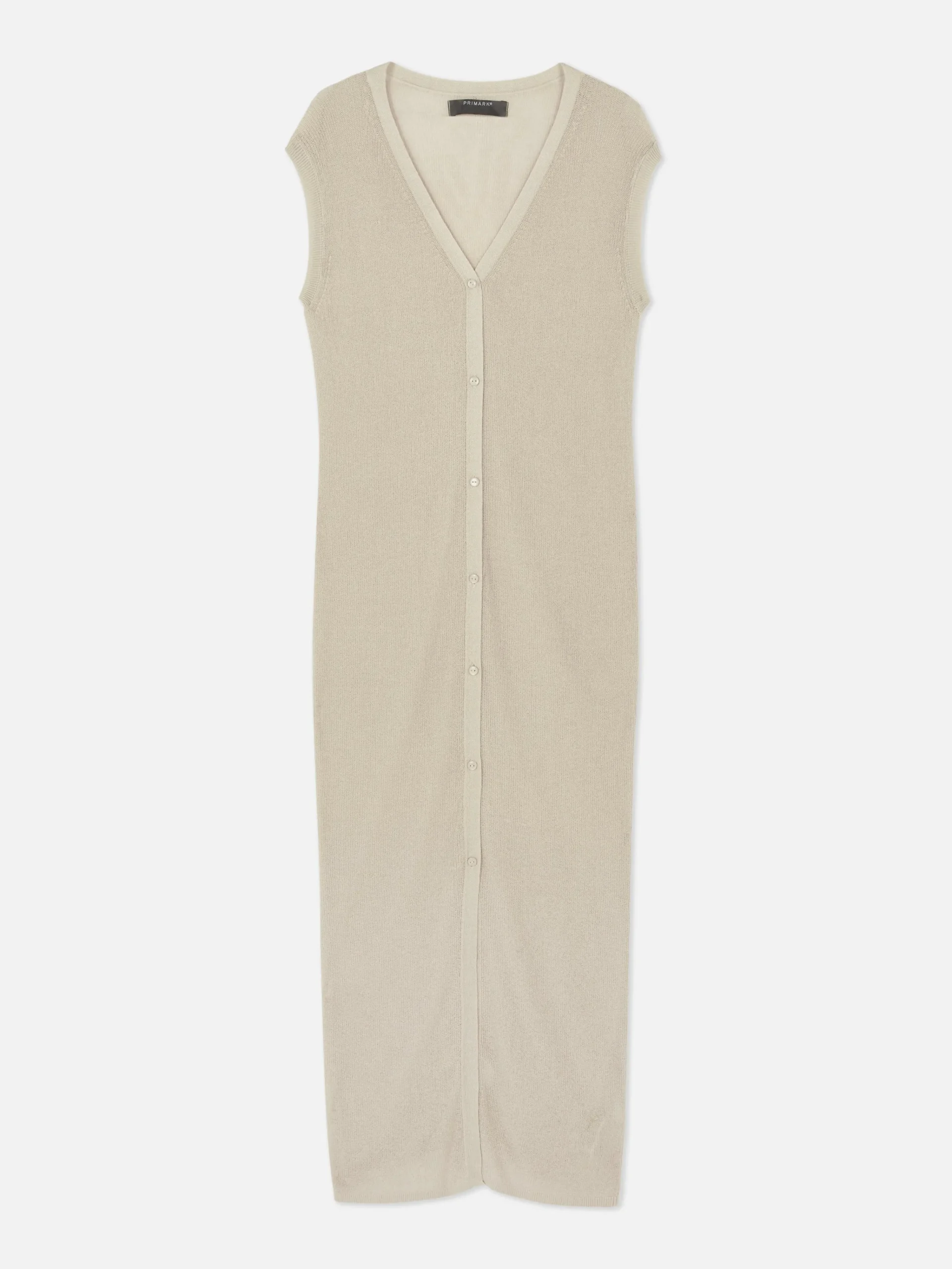 Sleeveless Long Cardigan|Primark Clearance