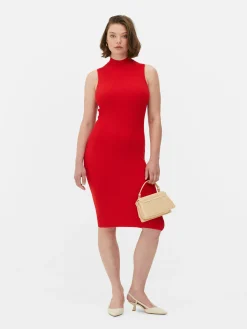 Sleeveless Midi Knit Dress|Primark Discount