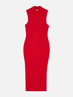 Sleeveless Midi Knit Dress|Primark Discount