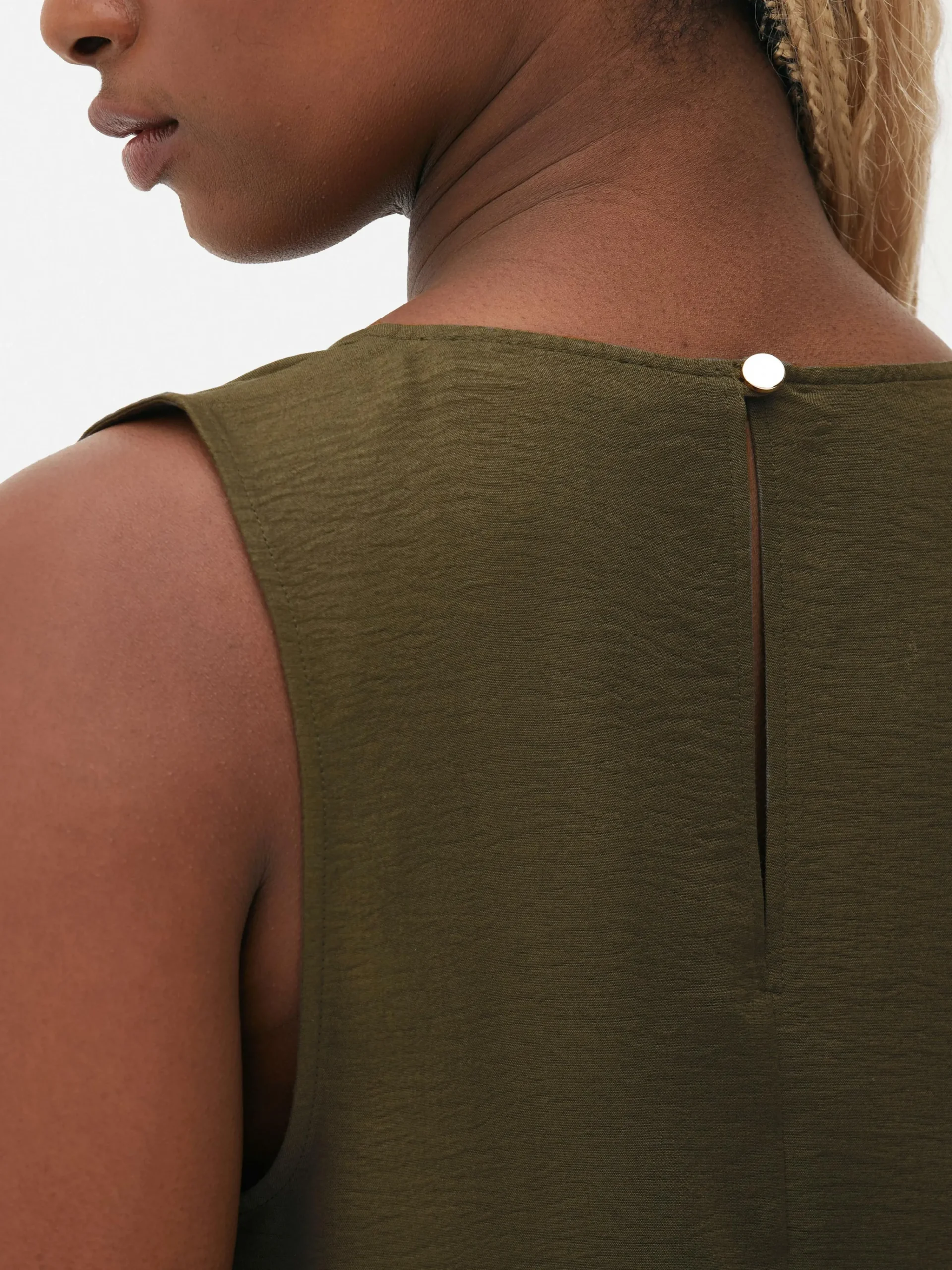Sleeveless Scoop Neck Blouse|Primark Clearance