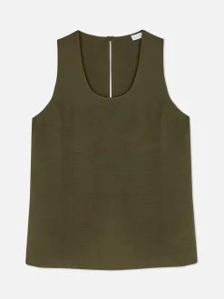 Sleeveless Scoop Neck Blouse|Primark Clearance