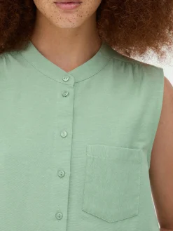 Sleeveless Tunic Blouse|Primark Online