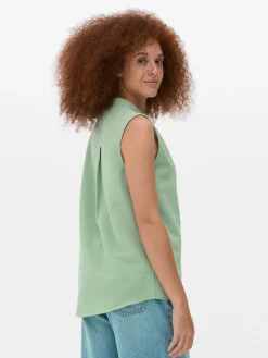 Sleeveless Tunic Blouse|Primark Online