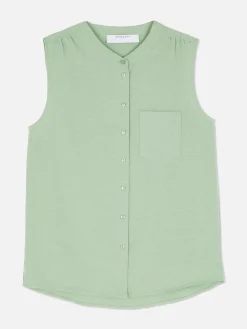 Sleeveless Tunic Blouse|Primark Online