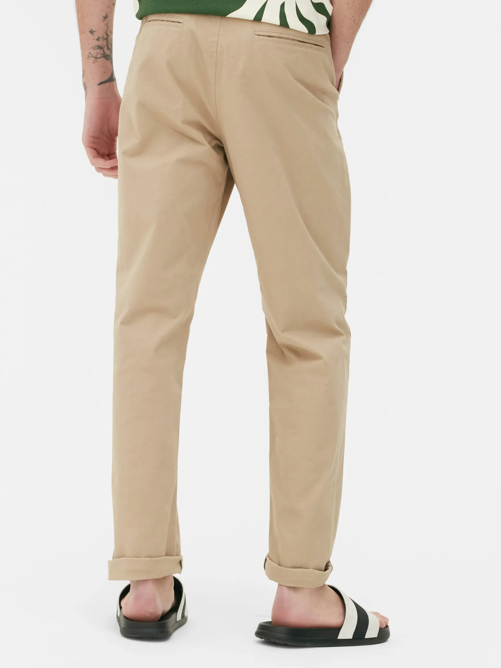 Slim Fit Stretch Chinos|Primark Discount