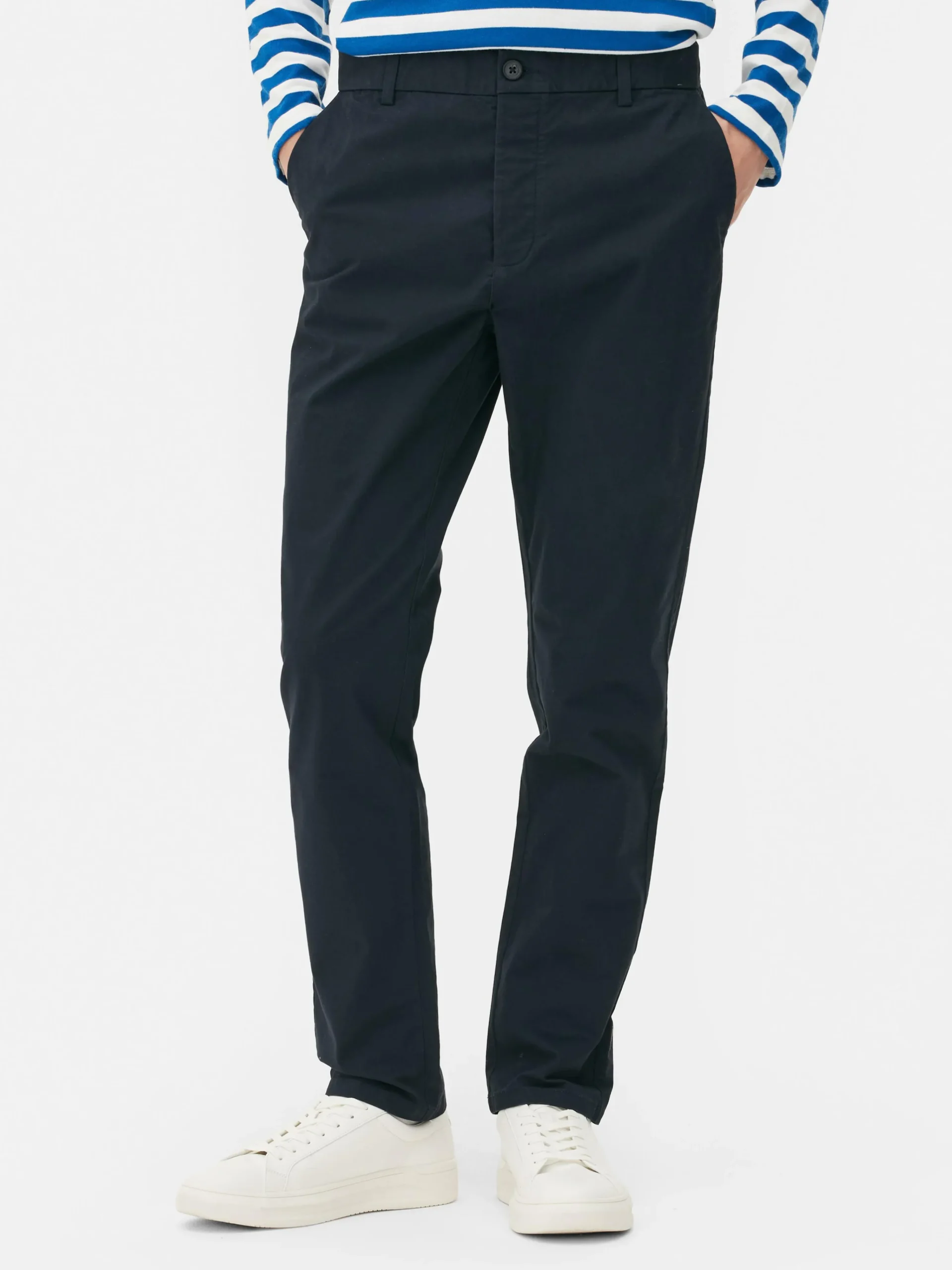 Slim Fit Stretch Chinos|Primark Clearance